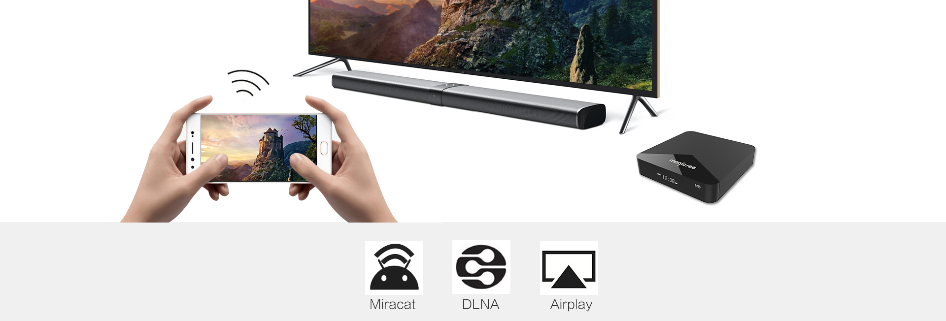 N5 S905X tv box with BT