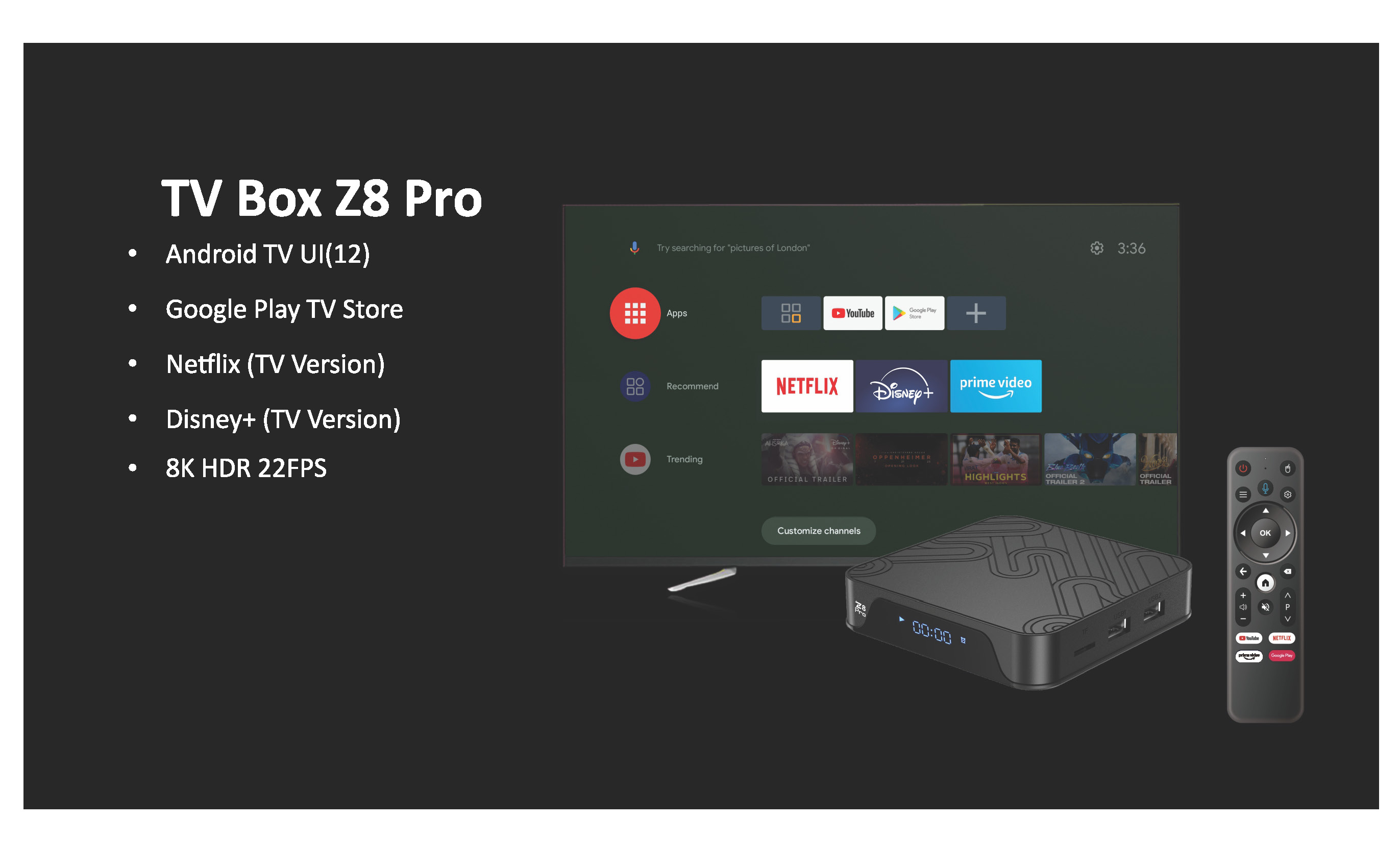 Z8 PRO ANDROID 12 ATV BOX